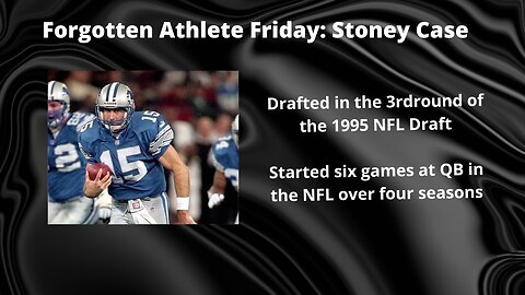 Forgotten Athlete Friday #109: Stoney Case