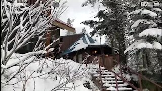 Ce snowboardeur réussit du premier coup ses acrobaties !