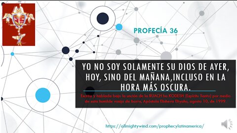 PROFECÍA 36 - YO NO SOY SOLAMENTE SU DIOS DE AYER