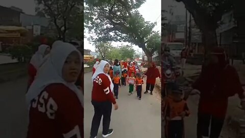 ikut jalan sehat anak PAUD #shorts #short #shortvideo