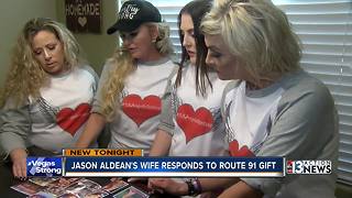 Jason Aldean's wife responds to Route 91 gift