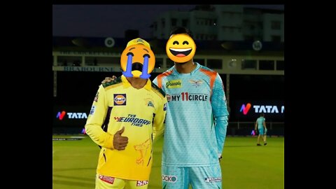 CSK fans😭 vs LSG fans 😃