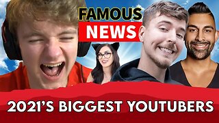 Top 10 YouTubers of 2021 | Famous News