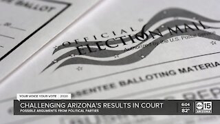 Political parties may challenge Arizona election results in court
