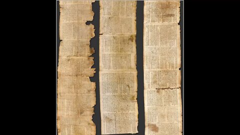 The Dead Sea Scrolls "Genesis, Noah, God Opens the Floodgates" 2,000 Y/O Hebrew Text Translated