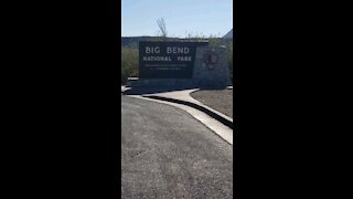 Entering Big Bend National Park