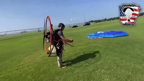 Paramotor Arkansas students first flight first solo