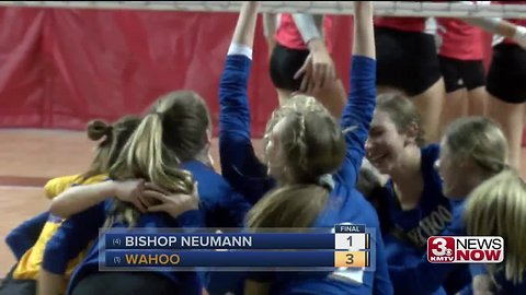 Nebraska State VB: Wahoo vs. Bishop Neumann