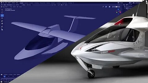 3D Modelling for RC Plane : Icon A5 Seaplane (Timelapse)