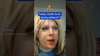 STARÁ se MĚ ZEPTALA, JESTLI po BANÁNU PŘIBERE! NEUVĚŘÍTE, CO JSEM JI ODPOVĚDĚL! 🤣 #funny #tiktok #cz