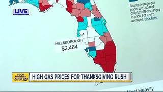 Gas prices across Florida before Thanksgiving