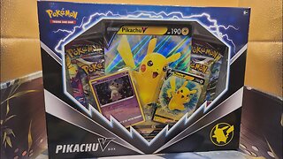 Pikachu V Box Opening.