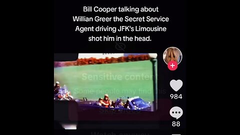Captioned - Bill Cooper said US govt killed JFK