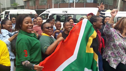 SOUTH AFRICA - Durban - Springboks parade RWC Trophy (Videos) (5nn)