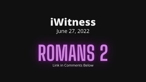 Romans 2 Read Discuss