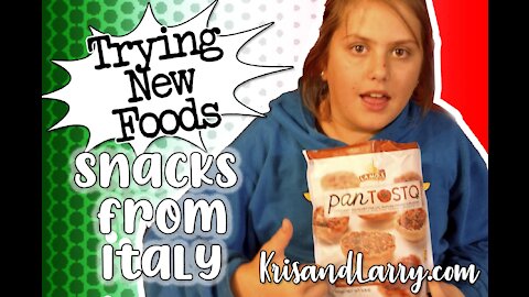 Large Family Vlog - Trying New Snacks from a different country, Italy - KrisandLarry.com