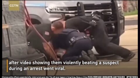 Arkansas police officers suspended after violent arrest goes viral