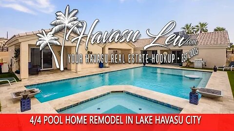 Lake Havasu 4 Bedroom Pool Home Remodel with Casita 1971 Palo Verde N MLS 1024175