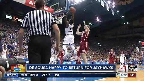 Silvio De Sousa happy to be eligible, back with Jayhawks