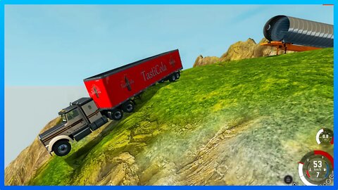 TruckFails | Cliff Drops #247 | BeamNG.Drive |TrucksFails