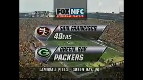 1997-01-04 NFC Divisional San Francisco 49ers vs Green Bay Packers