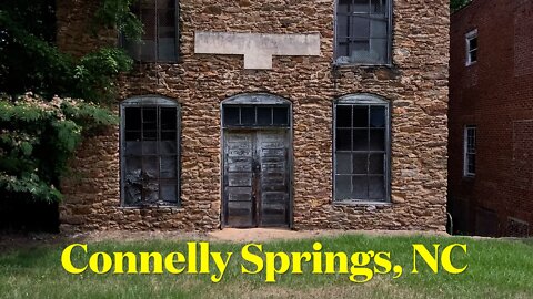 Connelly Springs, NC, Town Center - Small Towns - Walk & Talk Tour - Vlogging America