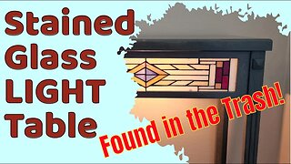 Stained Glass "Light up" Table Rescue!