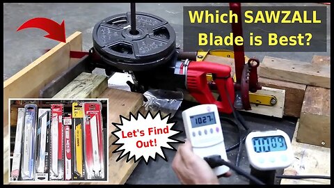 Which sawzall (reciprocating saw) blade is best? Let's find out!