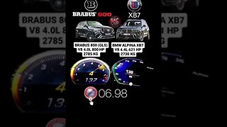 BRABUS 800 VS ALPINA XB7