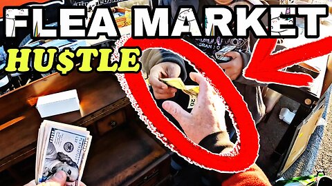 FLEA MARKET HUSTLE abandoned storage finds selling at swap meet HOW TO MAKE MONEY