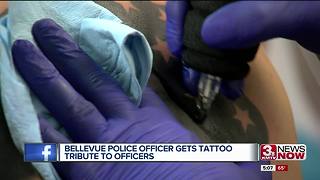 Bellevue police officer gets tattoo tribute to officers