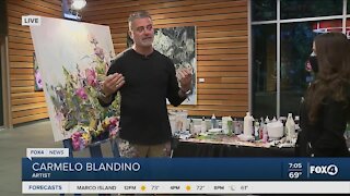Live paintings happening at Naples Botanical Garden through Wednesday
