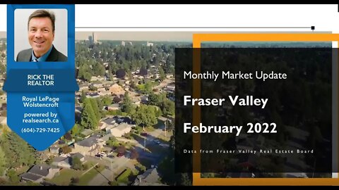 Real Estate Market Update | Fraser Valley | March 2022 | Rick the REALTOR®
