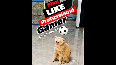 Cat professional gaming 😂😂 Like pro