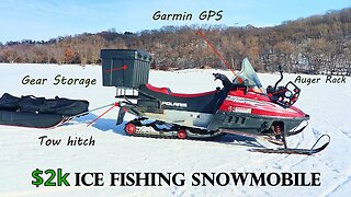 The Ultimate Ice Fishing snowmobile for $2,000 (Craigslist Find)