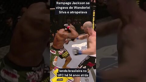 Rampage Jackson se vingava de Wanderlei Silva e atropelava lenda brasileira no UFC há 14 anos atrás