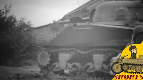 Destroyed German Halftrack, 88mm and Sherman clean up Normandy #shorts 57