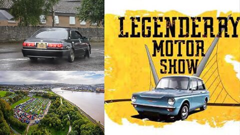 CLASSIC CARS LEAVING THE LEGENDERRY MOTOR SHOW