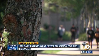 Military families face student transfer issues