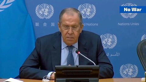 The West declares that RUSSIA is leading the world to a Third World War! Lavrov!