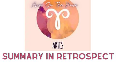 **☺ Aries Springtime Season: A Dynamic Retrospective #aries #ariestraits #success #summaries
