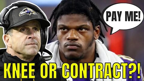 Lamar Jackson Gives Status Of Knee Injury as Contract Situation LOOMS over AFC playoff vs Bengals!