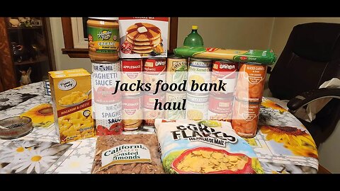 Jacks food bank haul #foodbank
