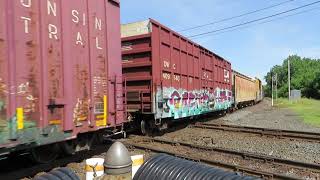 CSX Local Mixed Train from Marion, Ohio July 21, 2020