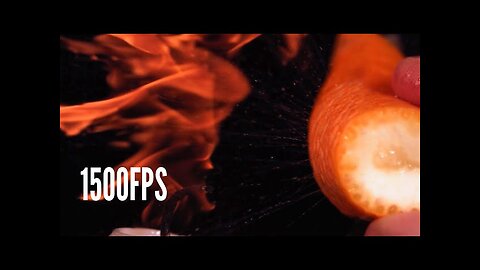 Orange Peel + Fire at 1500fps