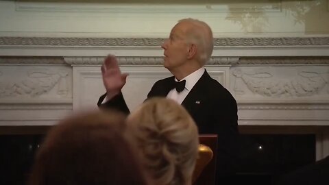 Biden Malfunctions at Black-Tie Dinner with Governors