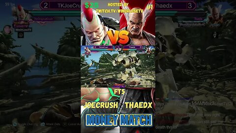 Tekken 7 PC Sunday Money Match Ft5 #1 JoeCrush vs Thaedx #shorts #tekken7
