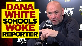 Dana White Schools Woke Canadian Reporter