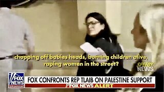 Democrat Rep. Rashida Tlaib Refuses to Condemn Chopping Off Baby's Heads When Confronted by Reporter