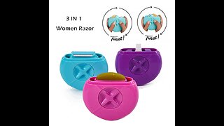 3 in 1 Portable Women's Razor with Refillable Water Spray